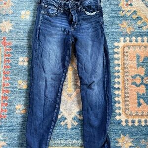 American Eagle Outfitters Dark Blue Boyfriend Jeans